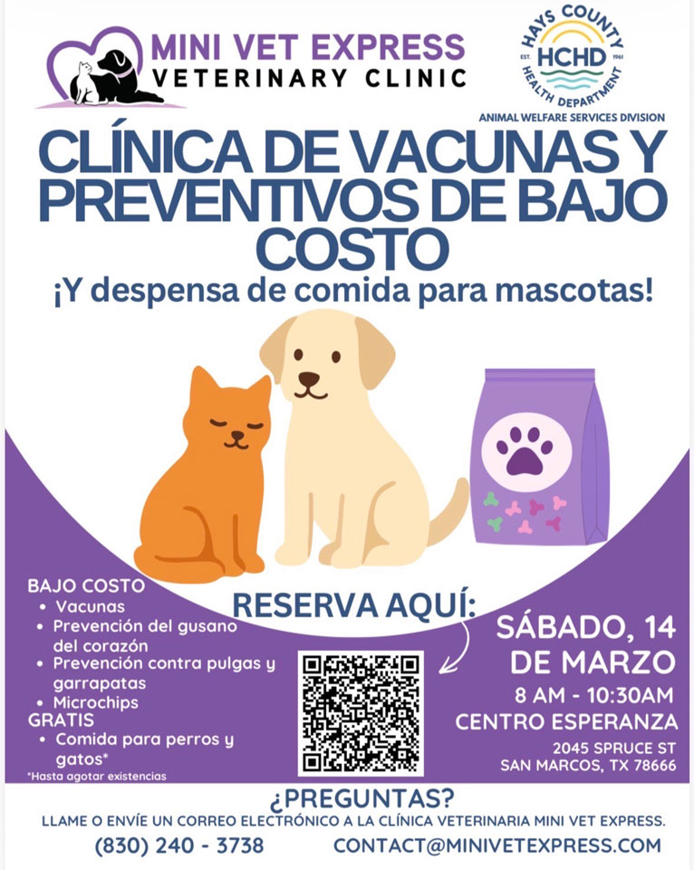 Mini Vet Express Flyer - Spanish